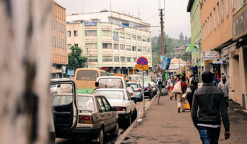 This is an image of "African people at work" from
